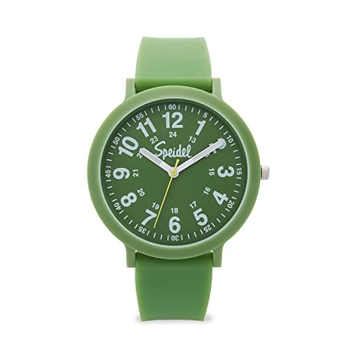 Speidel Eco Color Pop Recyclable Plastic Watch with 18mm Recyclable Silicone Strap - Avocado