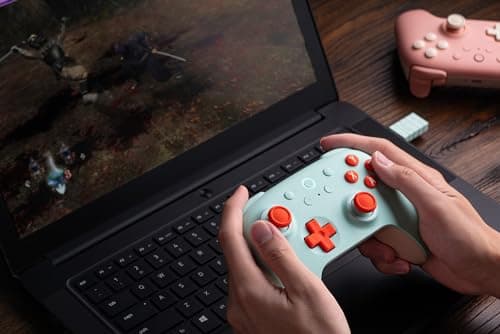 8BitDo Ultimate 2C Wireless Controller for Windows PC and Android, with 1000 Hz Polling Rate, Hall Effect Joysticks and Triggers, and Remappable L4/R4 Bumpers (Mint) - View 6