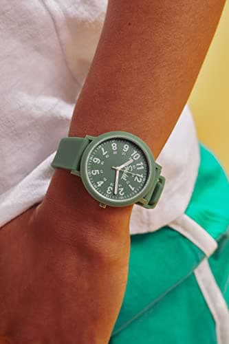 Speidel Eco Color Pop Recyclable Plastic Watch with 18mm Recyclable Silicone Strap - Avocado - View 5