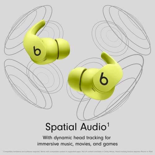 Beats Fit Pro - True Wireless Noise Cancelling Earbuds - Apple H1 Headphone Chip, Compatible with Apple & Android, Class 1 Bluetooth, Built-in Microphone, 6 Hours of Listening Time - Volt Yellow - View 3