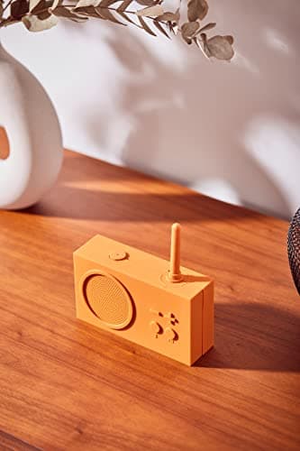 Lexon TYKHO 3 Wireless Bluetooth Speaker and FM Radio, Splashproof and Rechargeable - Orange - View 8