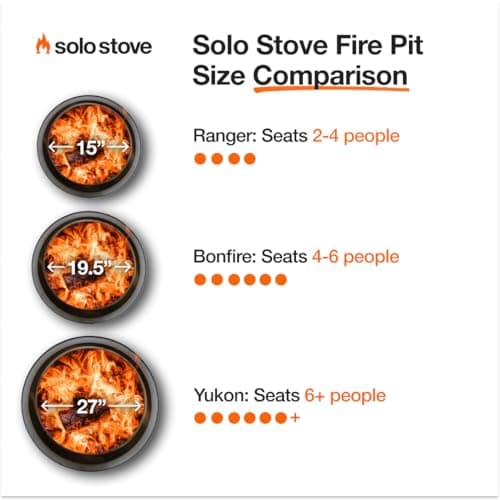 Solo Stove Bonfire 2.0 with Stand, 19.5 Inch Smokeless Fire Pit with Removable Ash Pan - Portable Outdoor Fire Pit - Stainless Steel Wood Burning Fireplace, Ideal for 4-6 People, 21.75 lbs, Cascade - View 3