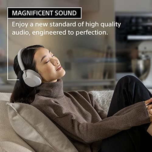 Sony WH-1000XM5 Premium Noise Canceling Headphones, Auto NC Optimizer, 30-Hour Battery, Alexa Voice Control, Black - View 4
