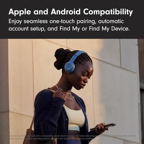 Beats Solo 4 - Wireless Bluetooth On-Ear Headphones, Apple & Android Compatible, Up to 50 Hours of Battery Life - Slate Blue - View 7