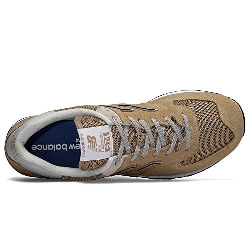 New Balance Men's 574 V2 Essentials Sneaker, Hemp/Hemp, 7.5 - View 4