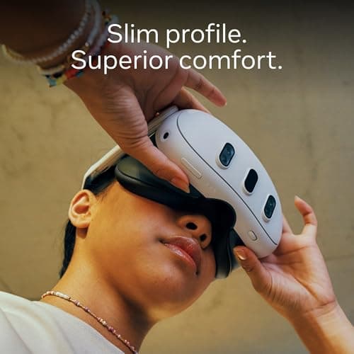 Meta Quest 3 512GB — Ultimate Mixed Reality Experiences — Get Batman: Arkham Shadow and a 3-Month Trial of Meta Horizon+ Included - View 4