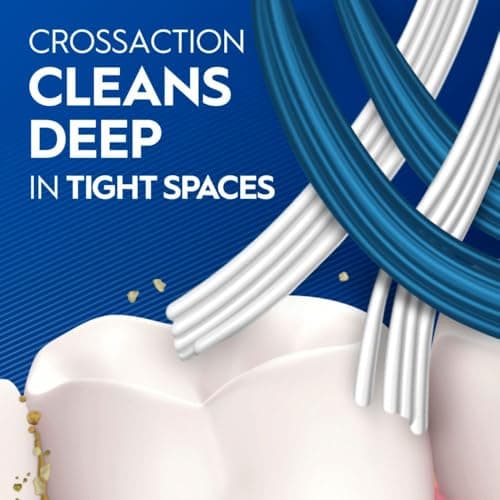 Oral-B Pro Health CrossAction All in One Soft Toothbrushes, Deep Plaque Fighter, Rounded Bristles Gentle on Teeth, Tongue and Cheek Cleaner, Gum Stimulators, 6 Count, Tooth Brush Pack - View 4