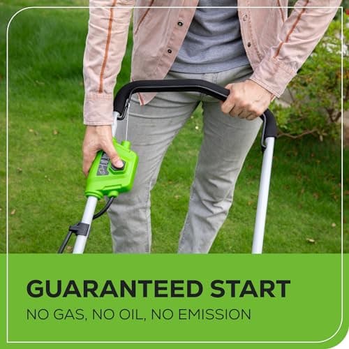 Greenworks 40V 16" Cordless (Push) Lawn Mower (75+ Compatible Tools), 4.0Ah Battery and Charger Included - View 5