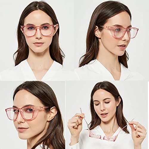 MORK&SUKY Safety Goggles, Stylish Safety Glasses With Anti Fog Lense,Light And Comfortable,Perfect Alternatives To Regular Protective Eyewear,Great Goggles For Nurses. - View 3