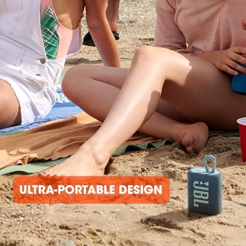 JBL Go 3 - Portable Mini Bluetooth Speaker, big audio and punchy bass, IP67 waterproof and dustproof, 5 hours of playtime, speaker for home, outdoor and travel (Red) - View 4