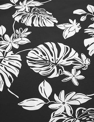 COOFANDY Mens Hawaiian Vacation Shirt Short Sleeve Casual Button Down Tropical Floral Shirt Summer Beach Shirts - View 6