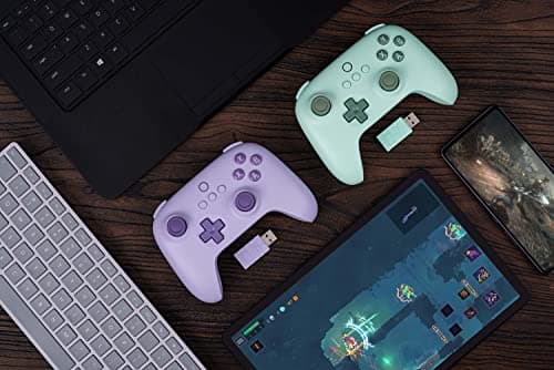 8BitDo Ultimate C 2.4g Wireless Controller for Windows PC, Android, Steam Deck & Raspberry Pi (Purple) - View 7