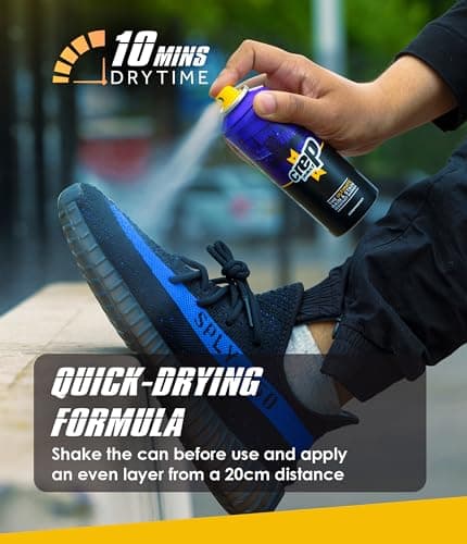 Crep Protect Shoe Protector Spray - Rain & Stain Waterproof Nano Protection for Sneaker, Leather, Nubuck, Suede & Canvas - View 4