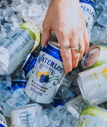 Waterloo Sparkling Water, Blackberry Lemonade Naturally Flavored, 12 Fl Oz Cans, Pack of 12 | Zero Calories | Zero Sugar or Artificial Sweeteners | Zero Sodium… - View 5