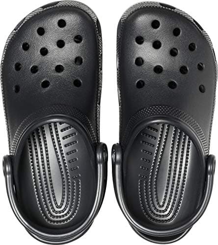 Crocs Unisex-Adult Classic Clogs, Black, 11 Men/13 Women - View 3