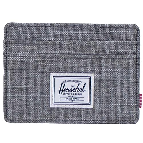 Herschel Supply Co. Charlie Cardholder Wallet, Raven Crosshatch, Standard