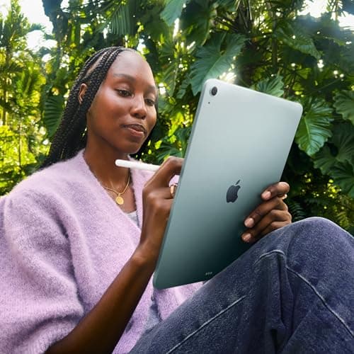 Apple iPad Air 13-inch with M3 chip, Built for Apple Intelligence, Liquid Retina Display, 256GB, 12MP Front/Back Camera, Wi-Fi 6E, Touch ID, All-Day Battery Life — Purple - View 4