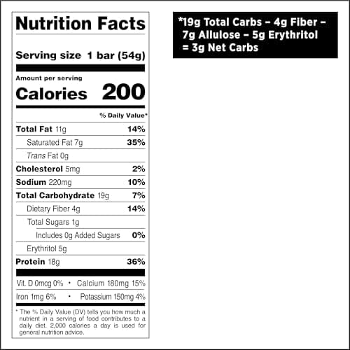 Quest Nutrition Crispy Chocolate Peanut Butter Hero Protein Bar, 18g Protein, 1g Sugar, 3g Net Carb, Gluten Free Protein Snack, Keto Friendly, 4 Count - View 2