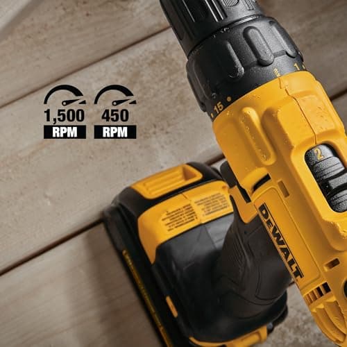 DEWALT 20V MAX Cordless Drill and Impact Driver, Power Tool Combo Kit with 2 Batteries and Charger (DCK240C2) - View 4