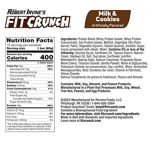 FITCRUNCH Full Size Protein Bars, 6-Layer Baked Bar, 6g of Sugar, Gluten Free & Soft Cake Core (12 Bars, Variety Pack) - View 5