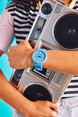 Speidel Eco Color Pop Recyclable Plastic Watch with 18mm Recyclable Silicone Strap - Blue - View 6