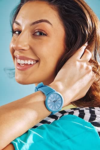 Speidel Eco Color Pop Recyclable Plastic Watch with 18mm Recyclable Silicone Strap - Blue - View 5