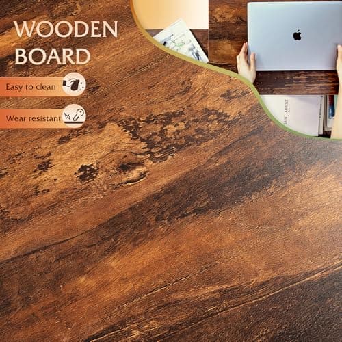 WLIVE Wood Lift Top Coffee Table with Hidden Compartment and Adjustable Storage Shelf, Lift Tabletop Dining Table for Home Living Room, Office, Rustic Oak - View 8