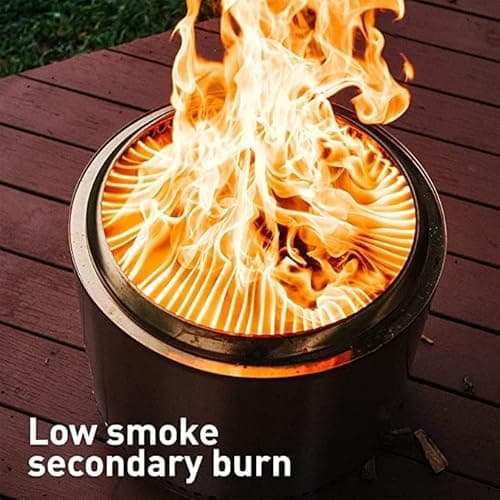 Solo Stove Bonfire 2.0 - 19.5 Inch Smokeless Fire Pit with Removable Ash Pan - Portable Outdoor Fire Pit - Stainless Steel - Wood Burning Lightweight Fireplace, Ideal for 4-6 People, 20 lbs - View 5